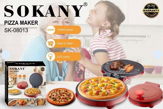 پیتزا پز و گریل دوکاره سوکانی مدل SK08013