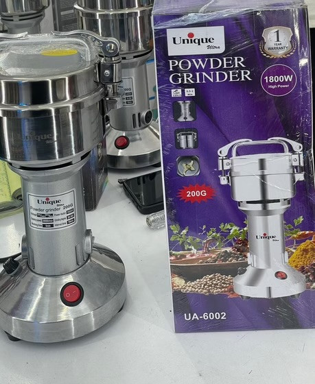 آسیاب صنعتی یونیک مدل UA6002 ظرفیت ۲۰۰ گرم قدرت ۱۸۰۰ وات