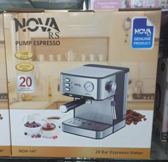 اسپرسو ساز نوا مدل NCM147 فشار بخار ۲۰ بار