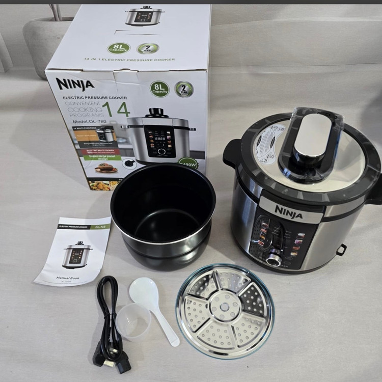 داخل زودپز برقی نینجا ۸ لیتری