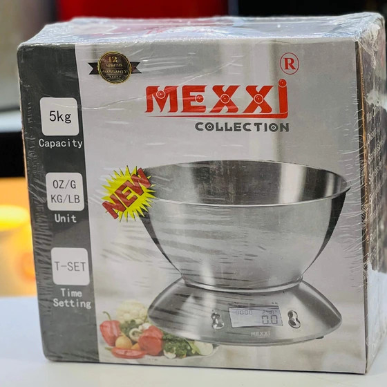 ترازو آشپزخانه مکسی مدل 24-999 با دقت 1 گرم و نمایشگر LCD